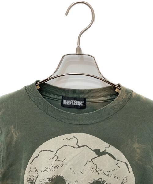 Hysteric Glamour（ヒステリックグラマー）Hysteric Glamour (ヒステリックグラマー) スカルレイヤードカットソー グリーン サイズ:FREEの古着・服飾アイテム