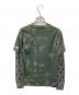 Hysteric Glamour (ヒステリックグラマー) スカルレイヤードカットソー グリーン サイズ:FREE：10000円
