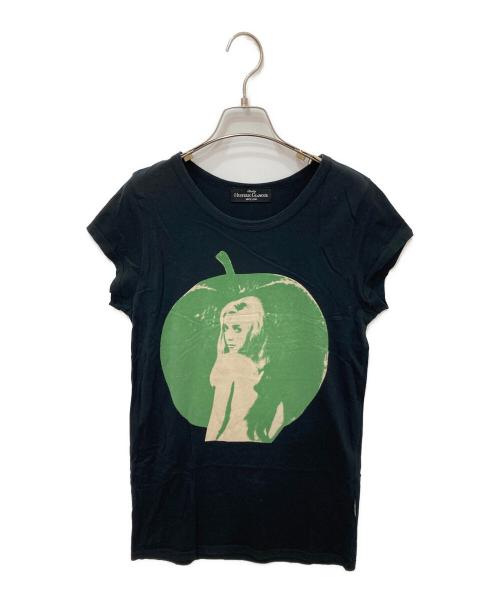 Hysteric Glamour（ヒステリックグラマー）Hysteric Glamour (ヒステリックグラマー) プリントTシャツ ブラック サイズ:FREEの古着・服飾アイテム