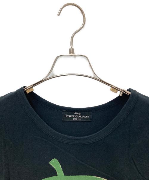 Hysteric Glamour（ヒステリックグラマー）Hysteric Glamour (ヒステリックグラマー) プリントTシャツ ブラック サイズ:FREEの古着・服飾アイテム