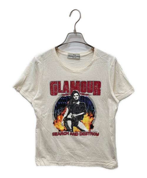Hysteric Glamour（ヒステリックグラマー）Hysteric Glamour (ヒステリックグラマー) プリントTシャツ ホワイト サイズ:FREEの古着・服飾アイテム