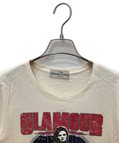 Hysteric Glamour（ヒステリックグラマー）Hysteric Glamour (ヒステリックグラマー) プリントTシャツ ホワイト サイズ:FREEの古着・服飾アイテム