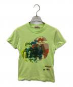Hysteric Glamourヒステリックグラマー）の古着「GOD Save THE SURFプリントTシャツ」｜グリーン