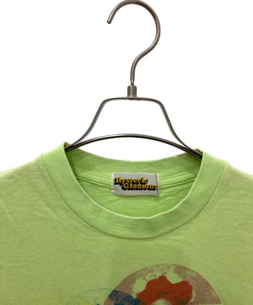 Hysteric Glamour（ヒステリックグラマー）Hysteric Glamour (ヒステリックグラマー) GOD Save THE SURFプリントTシャツ グリーン サイズ:FREEの古着・服飾アイテム