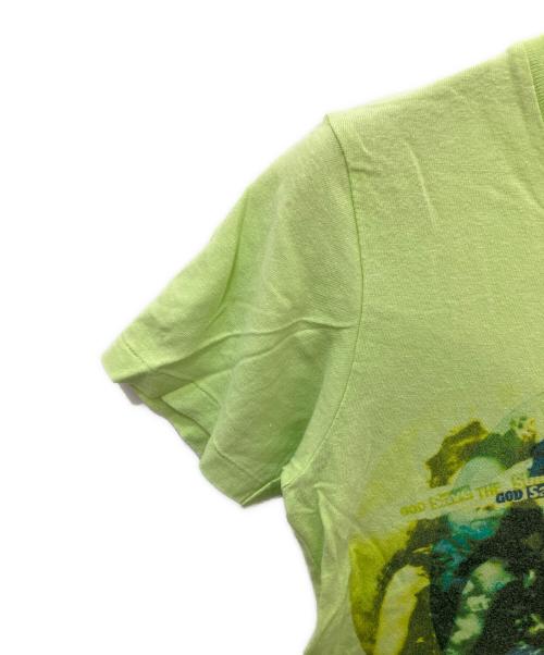 Hysteric Glamour（ヒステリックグラマー）Hysteric Glamour (ヒステリックグラマー) GOD Save THE SURFプリントTシャツ グリーン サイズ:FREEの古着・服飾アイテム