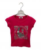 Hysteric Glamourヒステリックグラマー）の古着「プリントTシャツ」｜ピンク