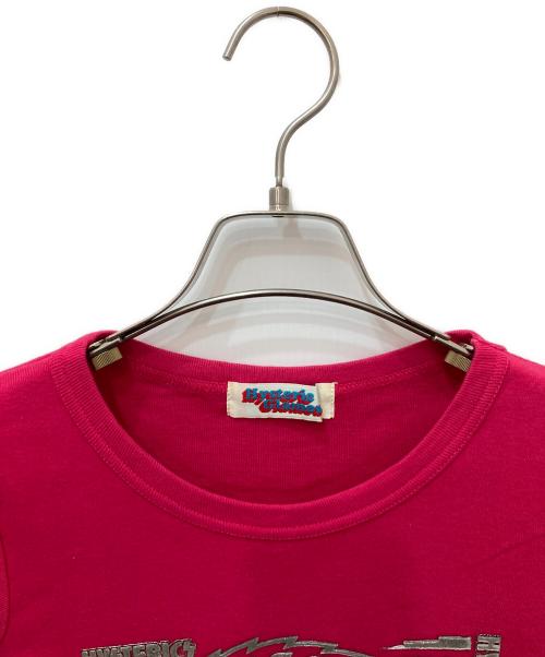 Hysteric Glamour（ヒステリックグラマー）Hysteric Glamour (ヒステリックグラマー) プリントTシャツ ピンク サイズ:FREEの古着・服飾アイテム