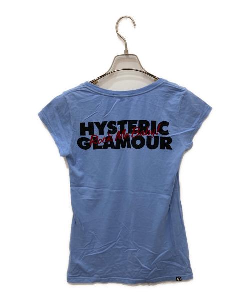 Hysteric Glamour（ヒステリックグラマー）Hysteric Glamour (ヒステリックグラマー) プリントTシャツ ブルー サイズ:FREEの古着・服飾アイテム