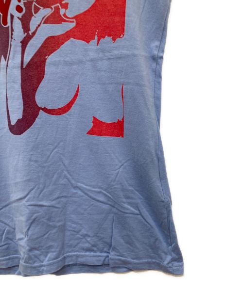 Hysteric Glamour（ヒステリックグラマー）Hysteric Glamour (ヒステリックグラマー) プリントTシャツ ブルー サイズ:FREEの古着・服飾アイテム