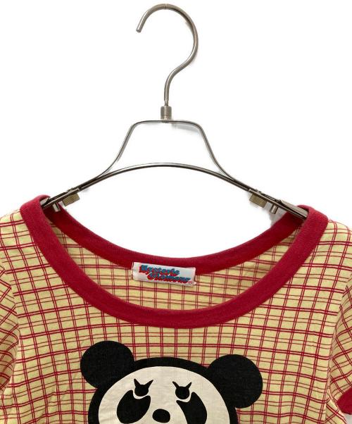Hysteric Glamour（ヒステリックグラマー）Hysteric Glamour (ヒステリックグラマー) パンダプリントTシャツ イエロー サイズ:FREEの古着・服飾アイテム