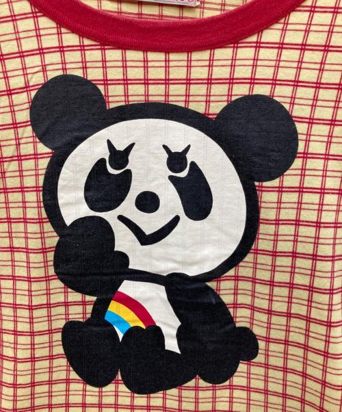 Hysteric Glamour（ヒステリックグラマー）Hysteric Glamour (ヒステリックグラマー) パンダプリントTシャツ イエロー サイズ:FREEの古着・服飾アイテム