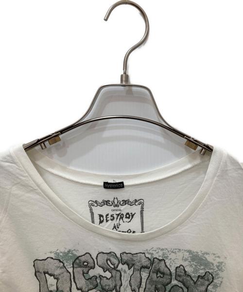 hysterics（ヒステリックス）hysterics (ヒステリックス) Destroy All Monsters (デストロイ オール モンスターズ) プリントTシャツ ホワイト サイズ:Fの古着・服飾アイテム