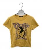 Hysteric Glamourヒステリックグラマー）の古着「GET STONEDプリントTシャツ」｜イエロー