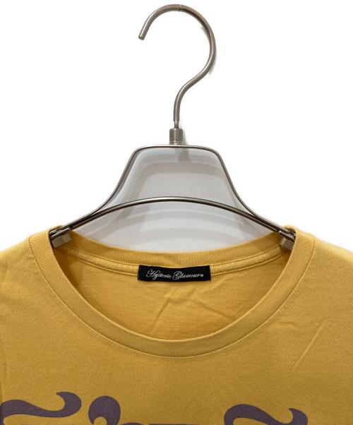 Hysteric Glamour（ヒステリックグラマー）Hysteric Glamour (ヒステリックグラマー) GET STONEDプリントTシャツ イエロー サイズ:FREEの古着・服飾アイテム