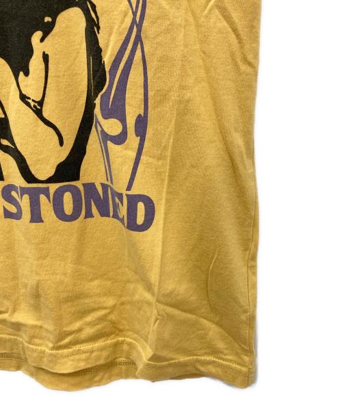 Hysteric Glamour（ヒステリックグラマー）Hysteric Glamour (ヒステリックグラマー) GET STONEDプリントTシャツ イエロー サイズ:FREEの古着・服飾アイテム