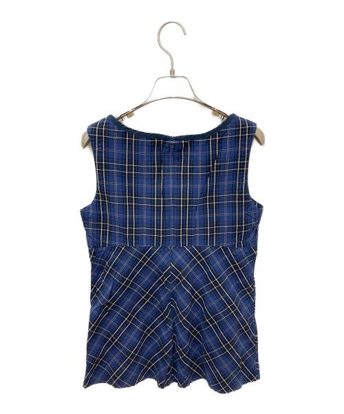 Hysteric Glamour（ヒステリックグラマー）Hysteric Glamour (ヒステリックグラマー) ノースリーブブラウス ネイビー サイズ:FREEの古着・服飾アイテム