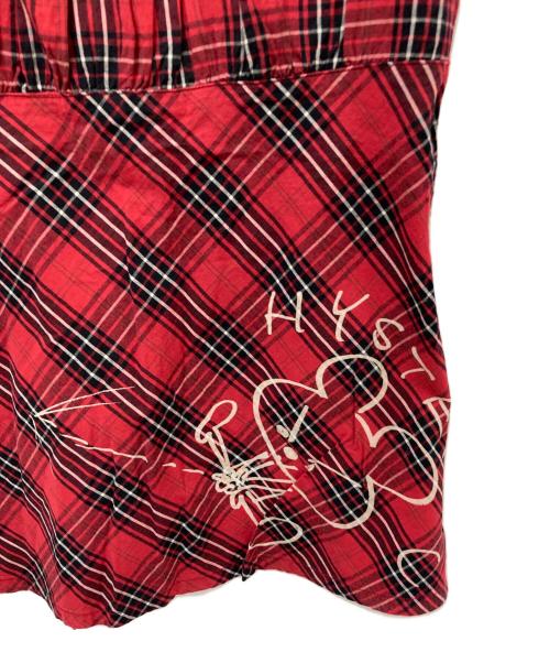 Hysteric Glamour（ヒステリックグラマー）Hysteric Glamour (ヒステリックグラマー) ノースリーブブラウス レッド サイズ:FREEの古着・服飾アイテム