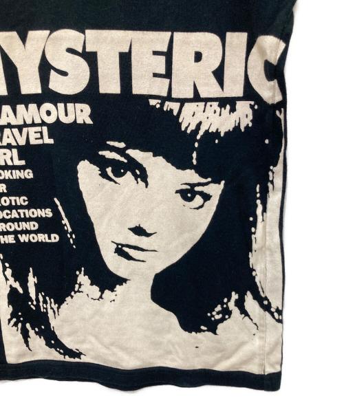 Hysteric Glamour（ヒステリックグラマー）Hysteric Glamour (ヒステリックグラマー) ヒスガールプリントTシャツ ブラック サイズ:FREEの古着・服飾アイテム