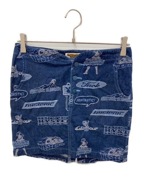 Hysteric Glamour（ヒステリックグラマー）Hysteric Glamour (ヒステリックグラマー) ミニスカート インディゴ サイズ:Ｓの古着・服飾アイテム