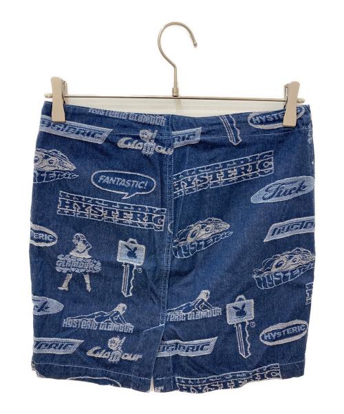 Hysteric Glamour（ヒステリックグラマー）Hysteric Glamour (ヒステリックグラマー) ミニスカート インディゴ サイズ:Ｓの古着・服飾アイテム