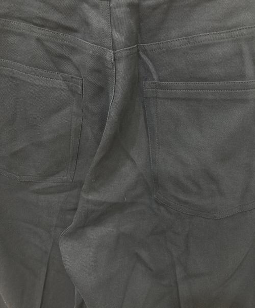 JIL SANDER（ジルサンダー）JIL SANDER (ジルサンダー) コットンシルクスラックス ネイビー サイズ:34の古着・服飾アイテム