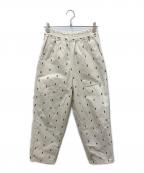 refomedリフォメッド）の古着「HERRINGBONE PATTERN HIGH WAIST PANTS」｜アイボリー