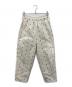 refomed（リフォメッド）の古着「HERRINGBONE PATTERN HIGH WAIST PANTS」｜アイボリー
