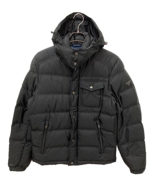 PRADA（プラダ）PRADA (プラダ) プレート ダウンジャケット ブラック サイズ:46の古着・服飾アイテム