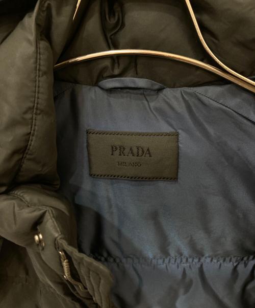PRADA（プラダ）PRADA (プラダ) プレート ダウンジャケット ブラック サイズ:46の古着・服飾アイテム