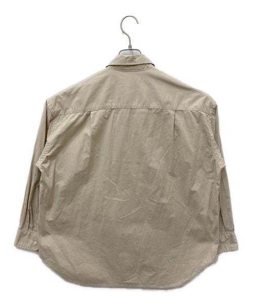 FRAMeWORK（フレームワーク）FRAMeWORK (フレームワーク) コットンレギュラーカラーシャツ3 ベージュ サイズ:記載なしの為実寸参照の古着・服飾アイテム