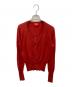 Vivienne Westwood RED LABEL（ヴィヴィアンウエストウッドレッドレーベル）の古着「ニットカーディガン」｜レッド