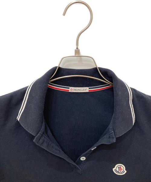 MONCLER（モンクレール）MONCLER (モンクレール) MAGLIA POLO MANICA CORTA ネイビー サイズ:XSの古着・服飾アイテム