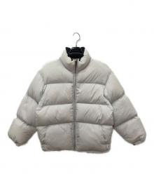 STEVEN ALAN（スティーブンアラン）の古着「Re/NY DOME DOWN JACKET　リサイクルナイロン ドーム ダウンジャケット」｜ライトグレー