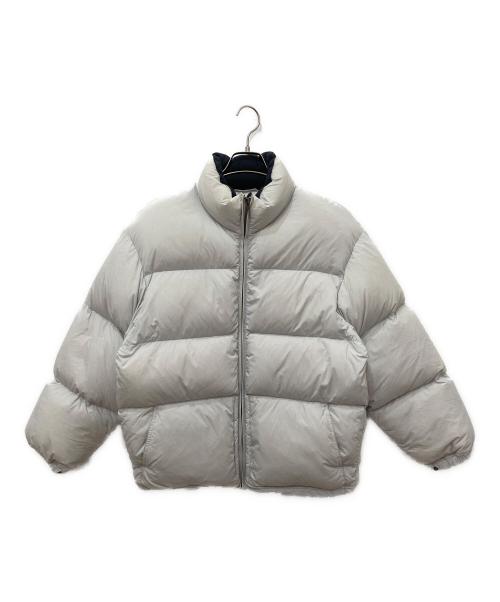 STEVEN ALAN（スティーブンアラン）STEVEN ALAN (スティーブンアラン) Re/NY DOME DOWN JACKET　リサイクルナイロン ドーム ダウンジャケット ライトグレー サイズ:Sの古着・服飾アイテム