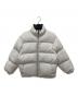 STEVEN ALAN（スティーブンアラン）の古着「Re/NY DOME DOWN JACKET　リサイクルナイロン ドーム ダウンジャケット」｜ライトグレー