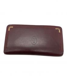 Cartier（カルティエ）の古着「長財布」｜ボルドー