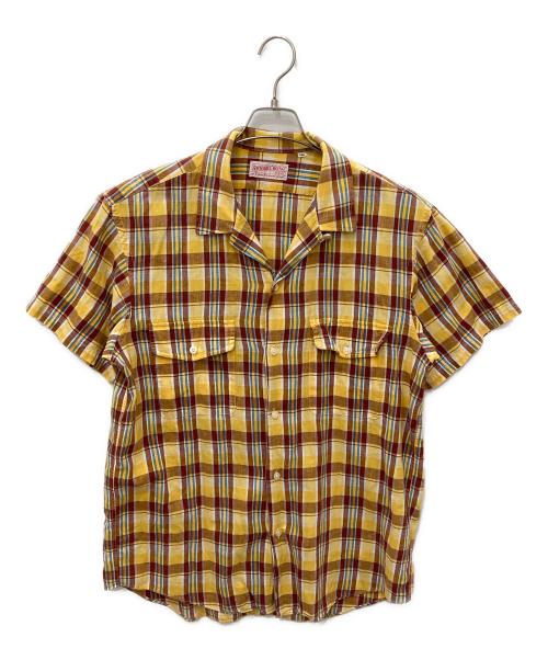 ARTHUR'S BEING（アーサーズ・ビーイング）ARTHUR'S BEING (アーサーズ・ビーイング) 半袖シャツ イエロー サイズ:Lの古着・服飾アイテム