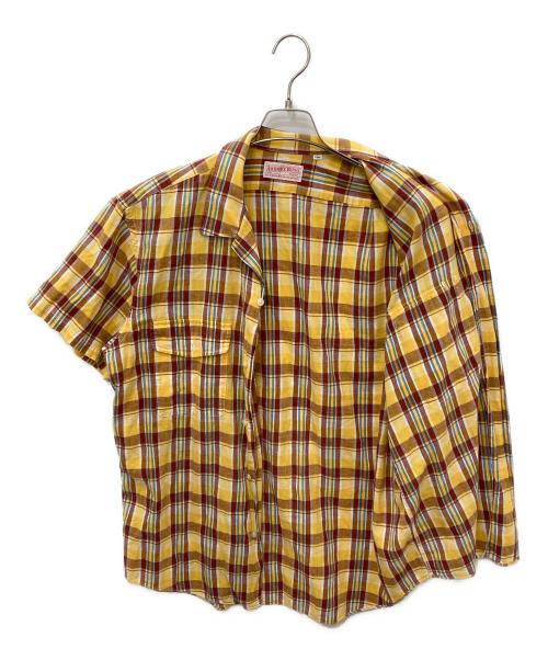 ARTHUR'S BEING（アーサーズ・ビーイング）ARTHUR'S BEING (アーサーズ・ビーイング) 半袖シャツ イエロー サイズ:Lの古着・服飾アイテム