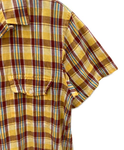 ARTHUR'S BEING（アーサーズ・ビーイング）ARTHUR'S BEING (アーサーズ・ビーイング) 半袖シャツ イエロー サイズ:Lの古着・服飾アイテム