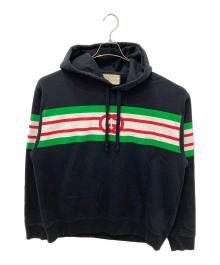 GUCCI（グッチ）の古着「インターロッキングG プリントスウェット」｜ブラック