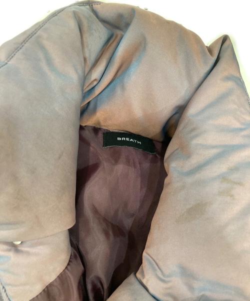 BREATH（ブレス）BREATH (ブレス) IRIDESCENT DOWN JACKET　イリデッスント ダウン ジャケット ブラウン サイズ:Mの古着・服飾アイテム