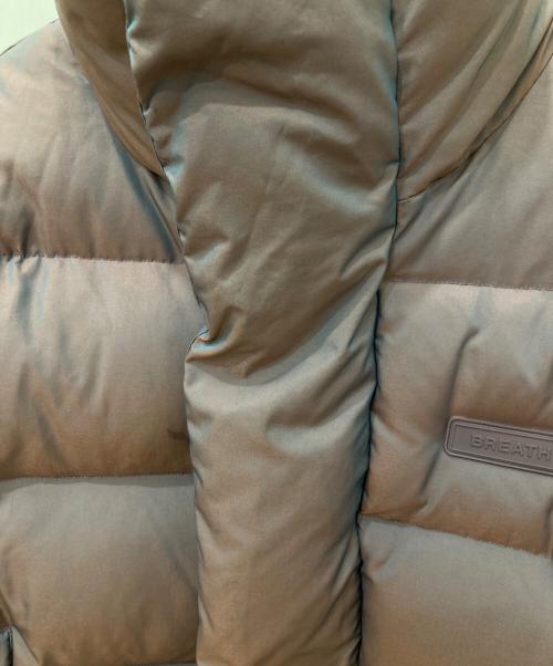 BREATH（ブレス）BREATH (ブレス) IRIDESCENT DOWN JACKET　イリデッスント ダウン ジャケット ブラウン サイズ:Mの古着・服飾アイテム