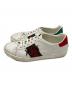 GUCCI (グッチ) ワッペンシェリーラインスニーカー ホワイト サイズ:8 1/2：12000円