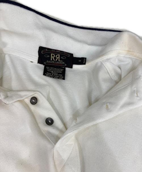 RRL（ダブルアールエル）RRL (ダブルアールエル) ポロシャツ ホワイト サイズ:Mの古着・服飾アイテム