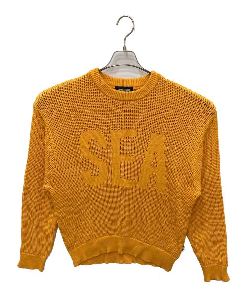 WIND AND SEA（ウィンダンシー）WIND AND SEA (ウィンダンシー) メッシュニット オレンジ サイズ:Mの古着・服飾アイテム