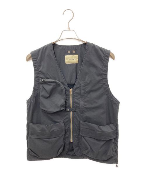 unfrm（ユニフォーム）UNFRM (ユニフォーム) ナイロンベスト ブラック サイズ:Mの古着・服飾アイテム