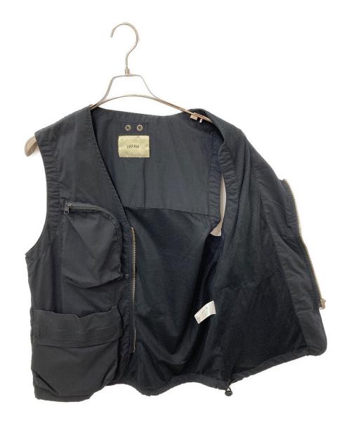 unfrm（ユニフォーム）UNFRM (ユニフォーム) ナイロンベスト ブラック サイズ:Mの古着・服飾アイテム