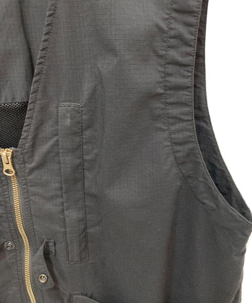 unfrm（ユニフォーム）UNFRM (ユニフォーム) ナイロンベスト ブラック サイズ:Mの古着・服飾アイテム