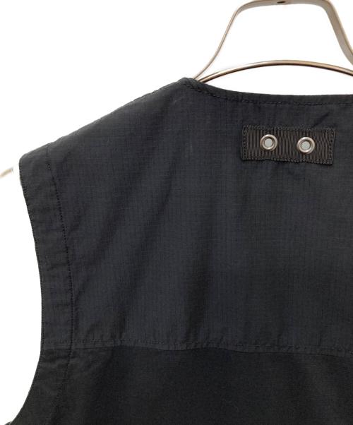 unfrm（ユニフォーム）UNFRM (ユニフォーム) ナイロンベスト ブラック サイズ:Mの古着・服飾アイテム