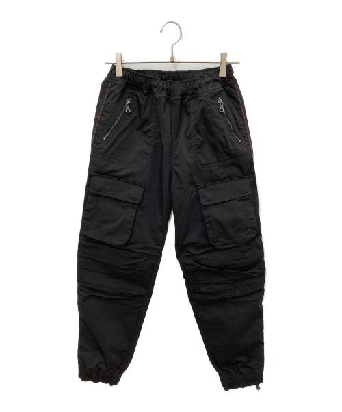 DIESEL（ディーゼル）DIESEL (ディーゼル) P-MIRT ナイロンカーゴパンツ ブラック サイズ:38の古着・服飾アイテム